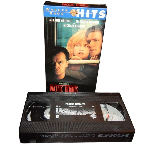 PACIFIC HEIGHTS vintage VHS in original paper case Griffith Modine Keaton - Picture 2 of 6